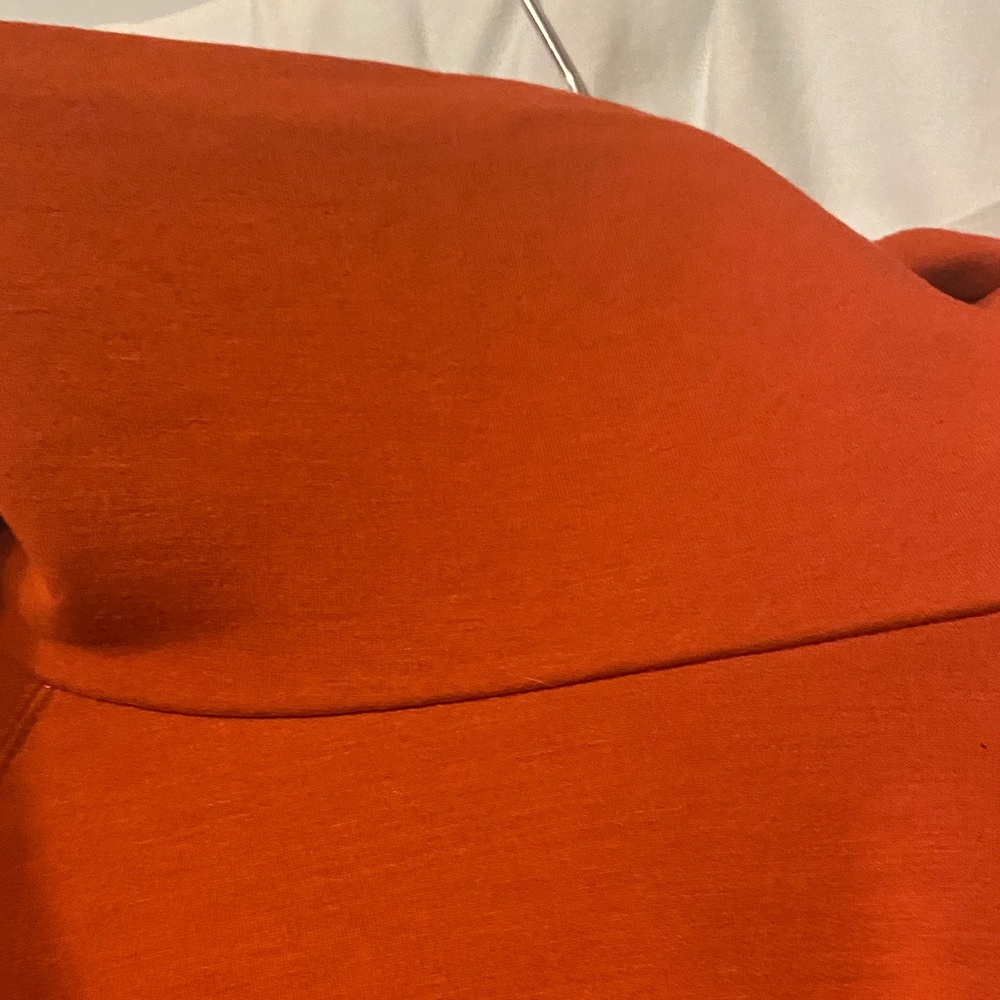 Old Navy Cowl Neck Long Sleeve Sweater in Rust Orange Crop Length Size 2XL - Picture 5 of 7